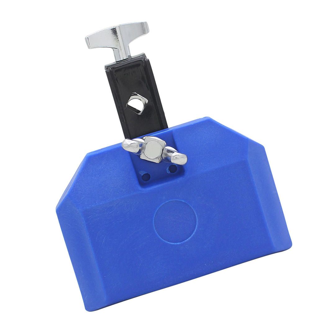 High Pitched Easy Installation Blue Cowbell With Yellow