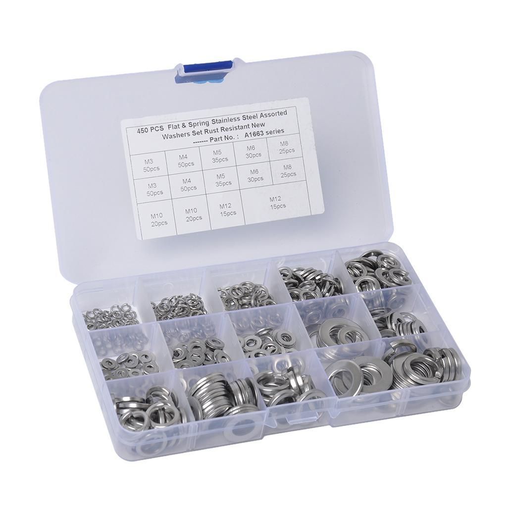 304 Stainless Coil Washers,, M5, M6, M8, M10,