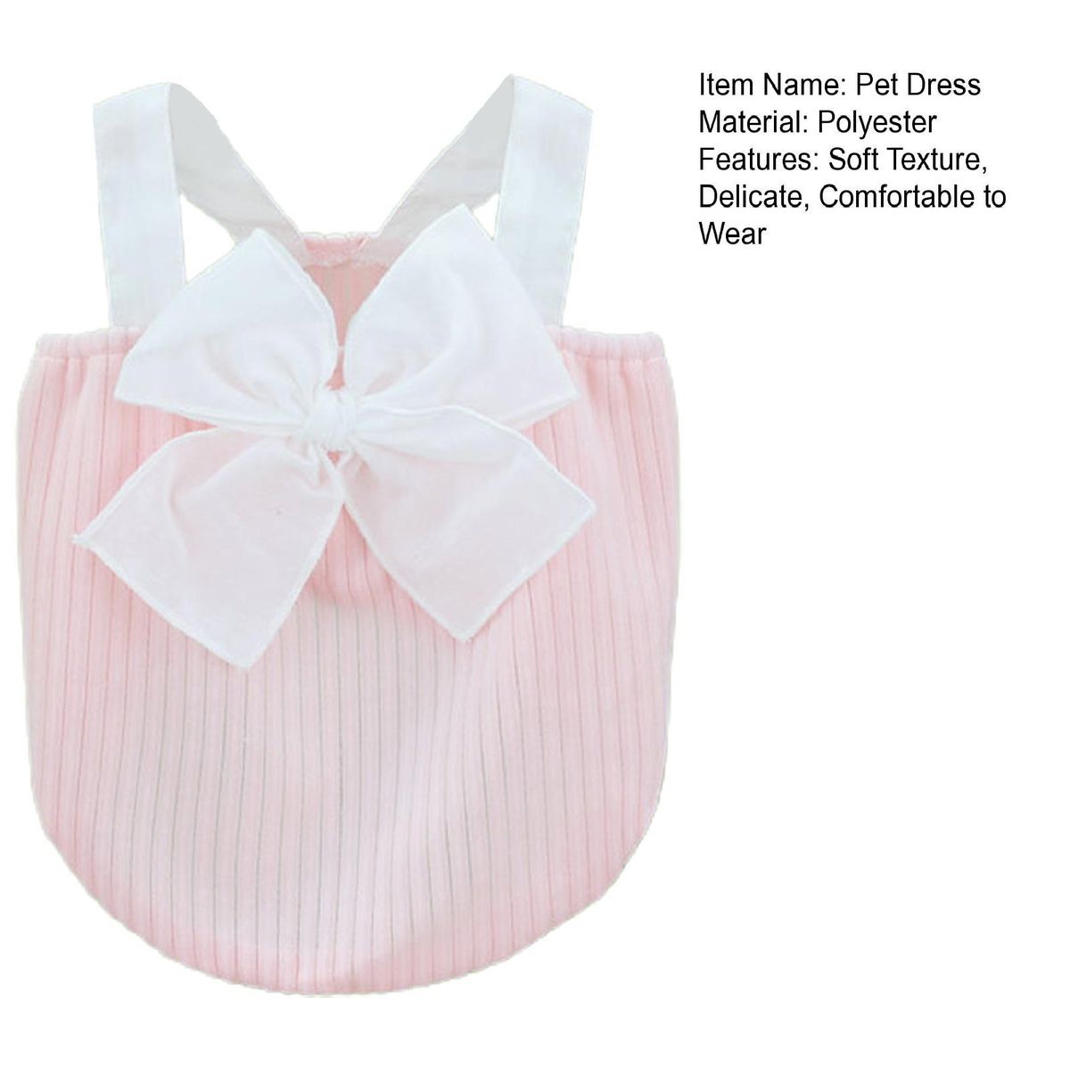 Pet Skirt Cute Bow-knot Dog Skirt Pink