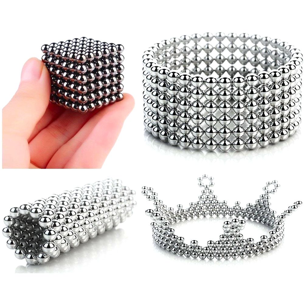 1000Pcs 5mm Magnetic Ball Set Magic Magnet Cube Building Toy