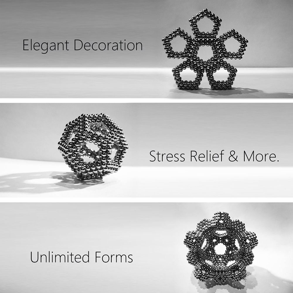 1000Pcs 5mm Magnetic Ball Set Magic Magnet Cube Building Toy