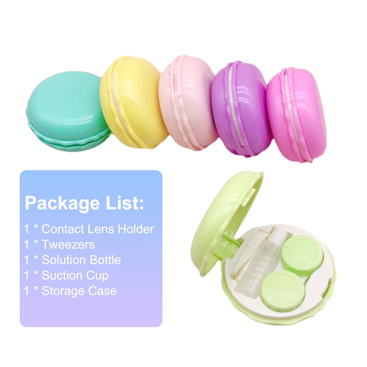 Mini Travel Contact Lens Box For Contact Lens Storage Holder