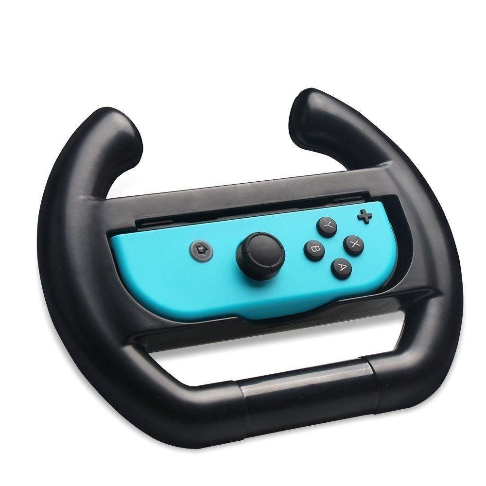 2-Pack Joy-Con Controllers Accessories For Nintendo Switch-Black & Blue