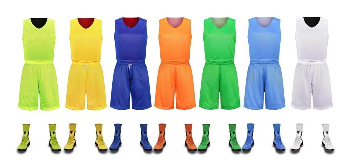 Reversible AB Wear Men Women Basketball Jerseys Set Uniform