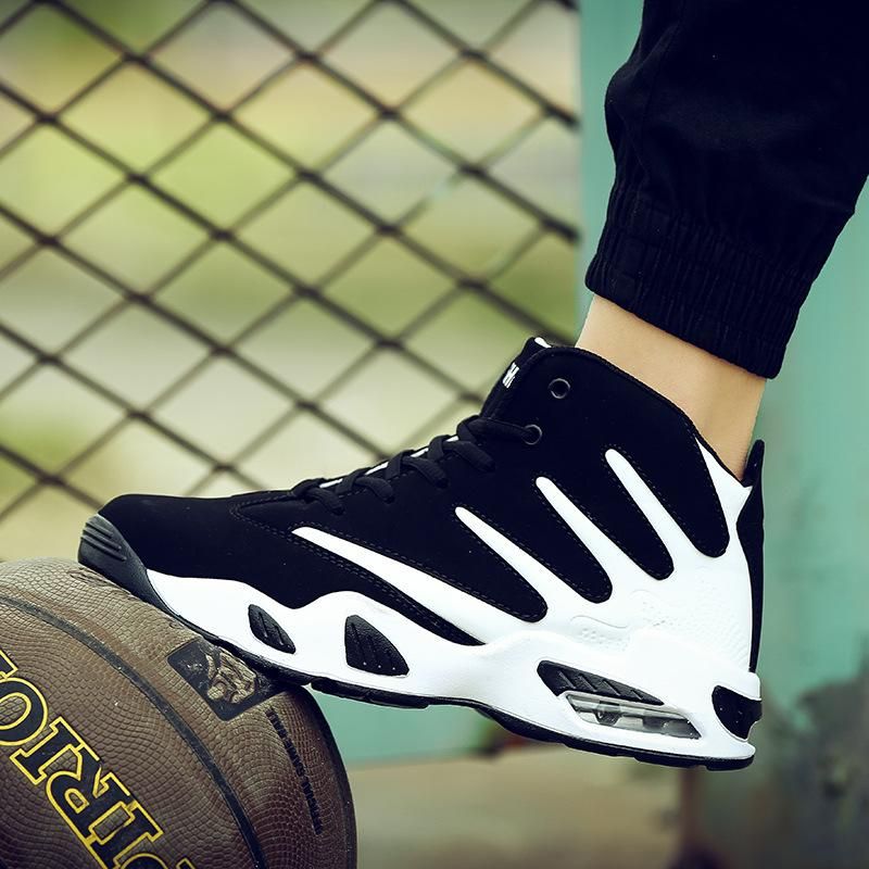 Men's Sneakers Basketball Shoes Leather Sneakers White