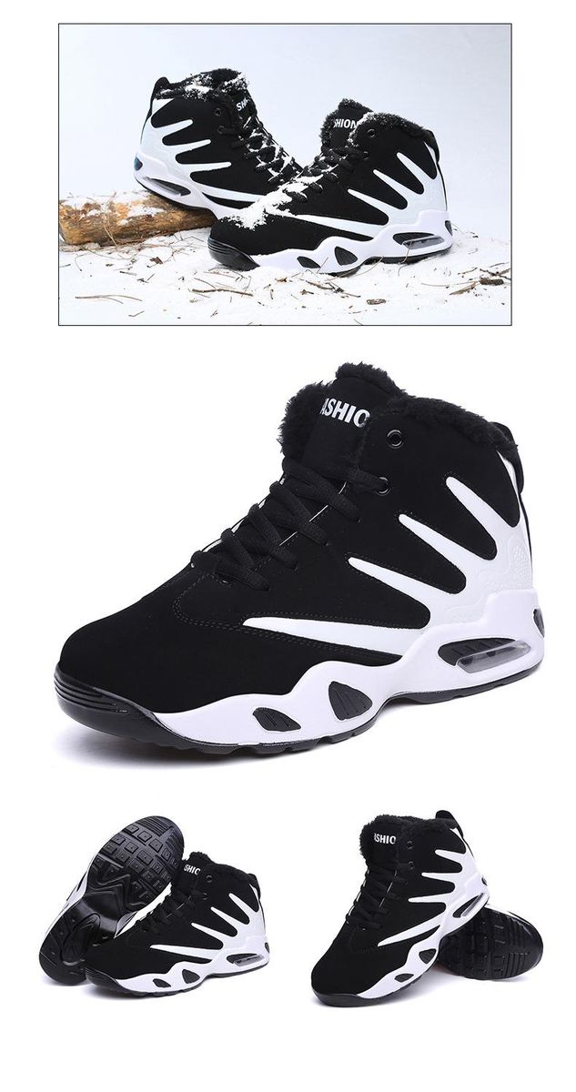 Men's Sneakers Basketball Shoes Leather Sneakers White