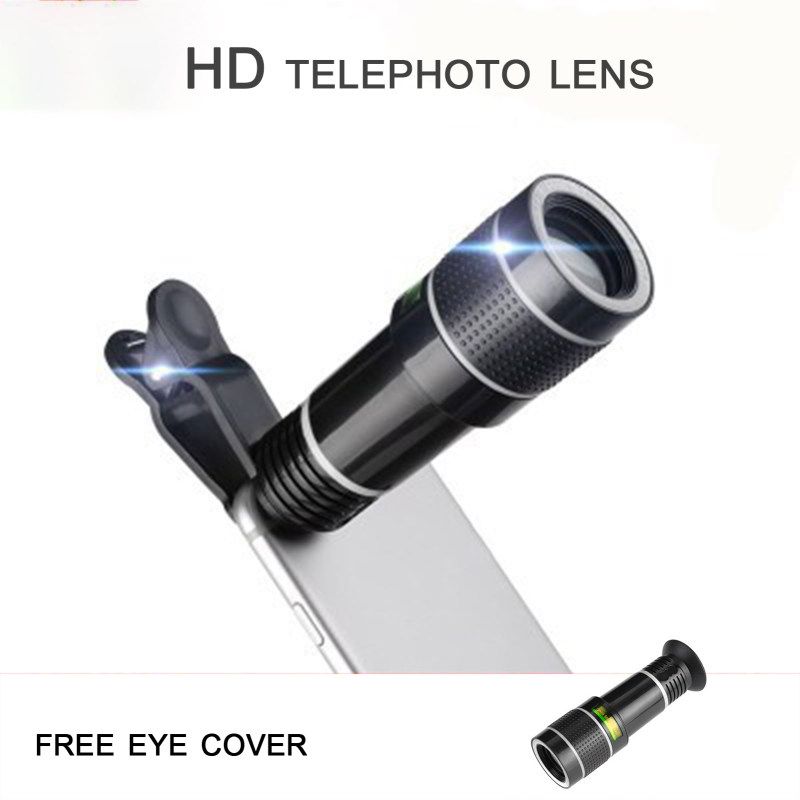 20X Universal Zoom High Clarity Telescope Mobile Phone-Black
