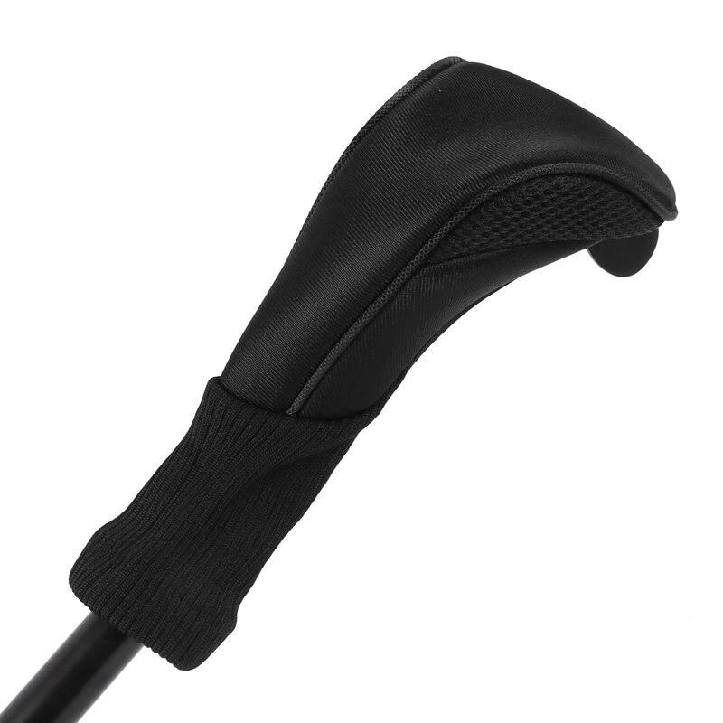 Black Golf Head Covers Driver 1 3 5 Fairway Woods Headcovers for Golf Club Fits All Fairway and Driver Clubs 3Pcs