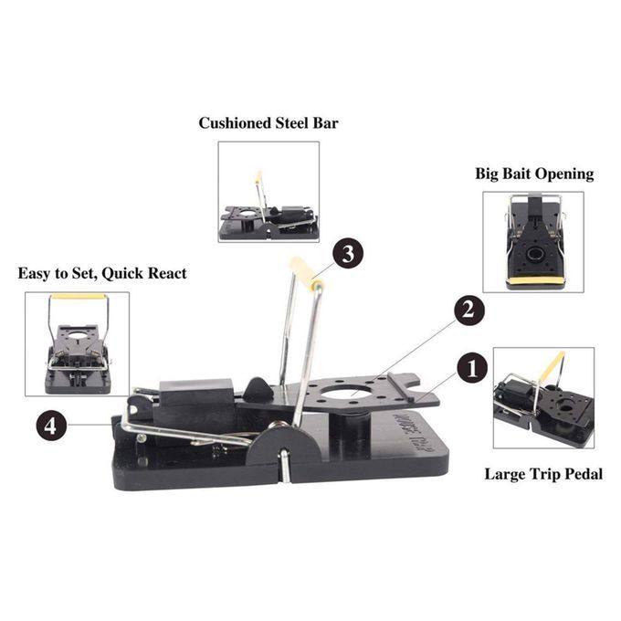 Mouse Traps For House Quick Catcher Home Garden Pest Control Snap