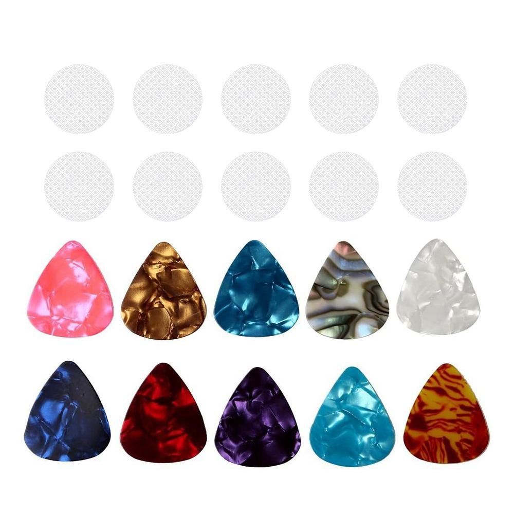 10Pcs Guitar Pick Grips with 10 Picks Help You Hold Guitar
