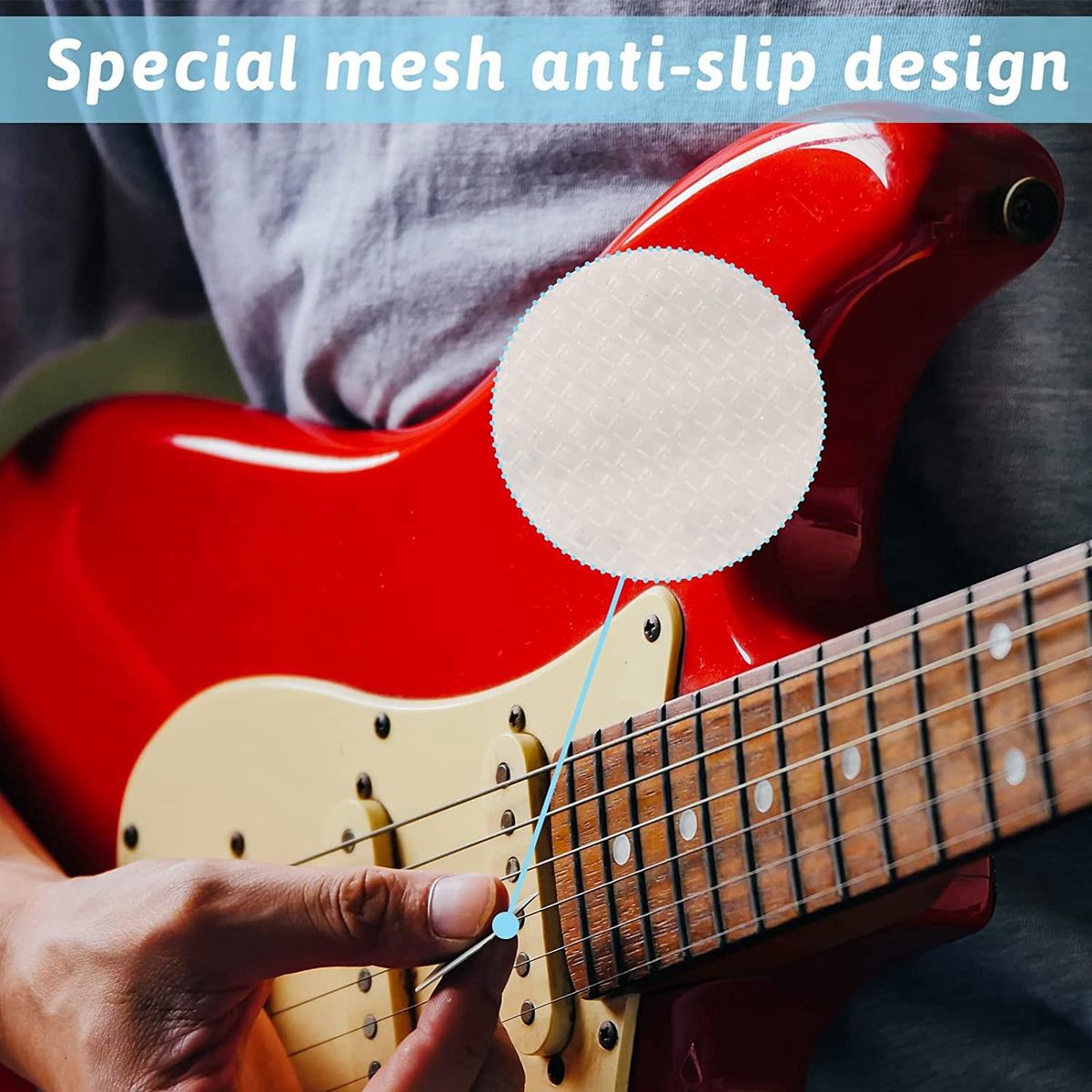 10Pcs Guitar Pick Grips with 10 Picks Help You Hold Guitar