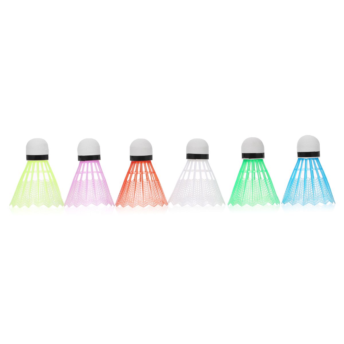 12pcs Nylon Shuttlecocks Durable Plastic Badminton