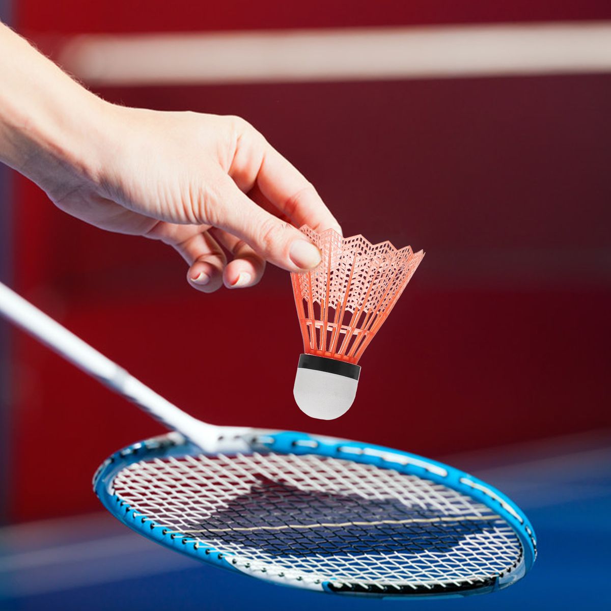 12pcs Nylon Shuttlecocks Durable Plastic Badminton