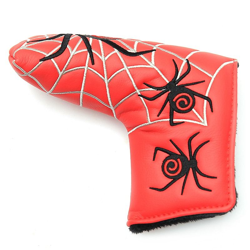 Spider With Silver Web Golf Putter Cover Headcover For Ping