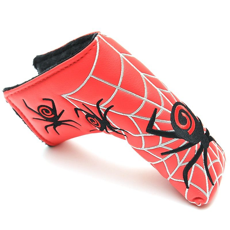 Spider With Silver Web Golf Putter Cover Headcover For Ping