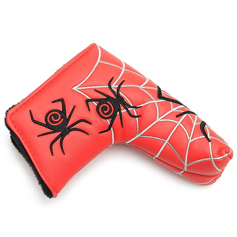 Spider With Silver Web Golf Putter Cover Headcover For Ping