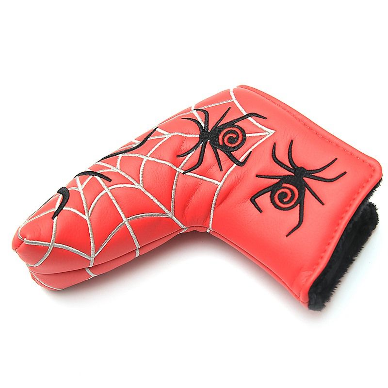 Spider With Silver Web Golf Putter Cover Headcover For Ping