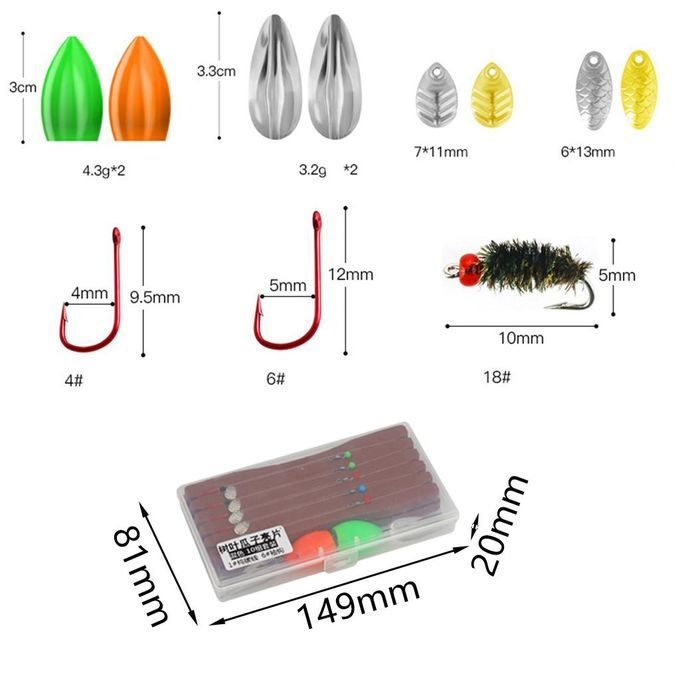 Tied Flies Set   Fly Ox Streamer Flies Artificial Ait B