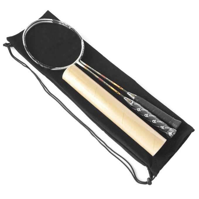 Badminton Racquet Cover Bag Soft Fleece Storage Bag Case