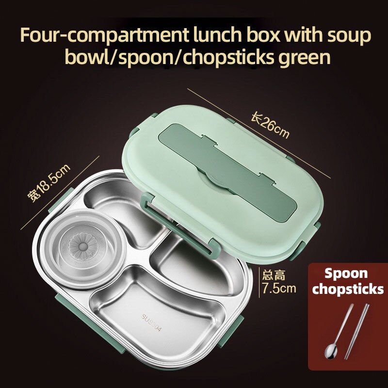 AIRBELL Lunch Box Bento Lunchbox Food Container Meal Prep Picnic Storage Heated Thermal Tuppers Kids Kawaii Isotherme Portable