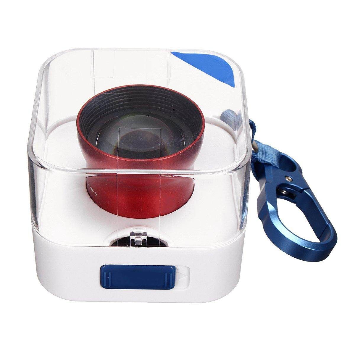 60mm Optical Lens For Cell Mobile Phone Camera Portrait With Universal Clip UK Red