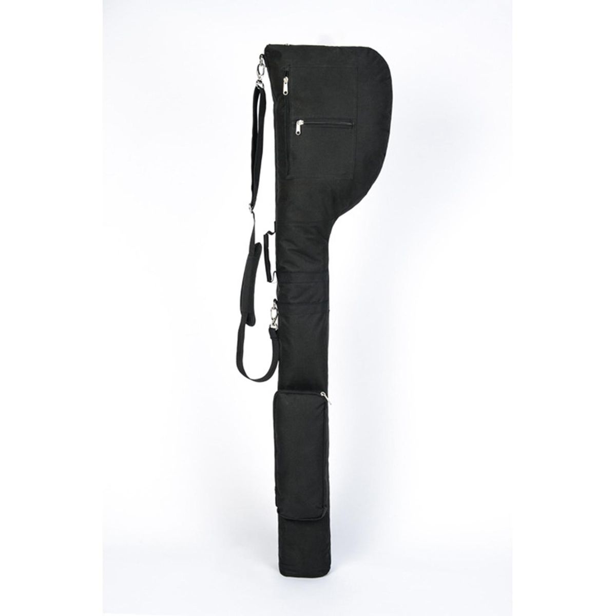 Golf  Bag Clubs Case Zippered Travel Case Black