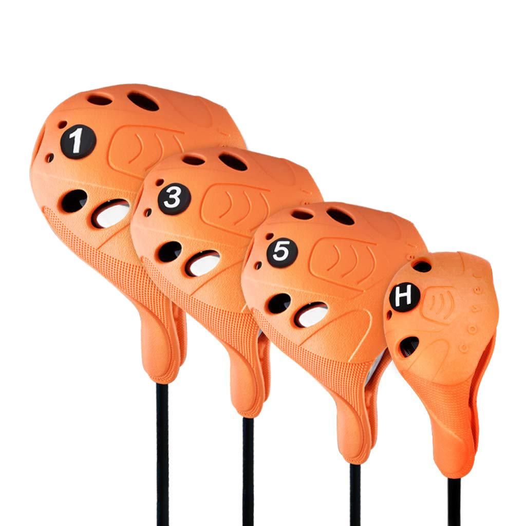 Golf Head Cover Set for Drivers Fairway Woods Hybrid Golf