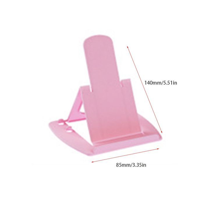 Foldable Phone Holder Grip Bra Ket Adjustable Desktop Holder  Radle Stand-pink