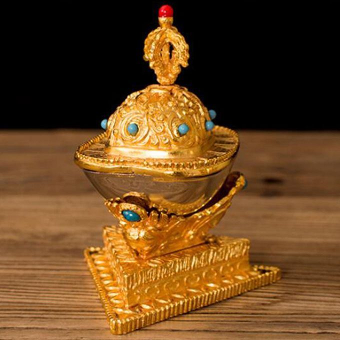 Tibetan Buddhism Wine Glasses Alloy Copper Wine Glass Ornaments