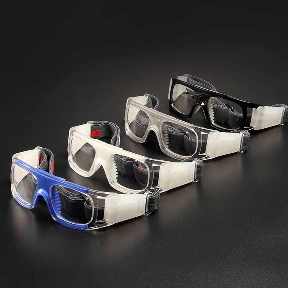 Anti-Impact Shockproof Sport Basketball Football Eyewear   Eye Glasses-bright Black