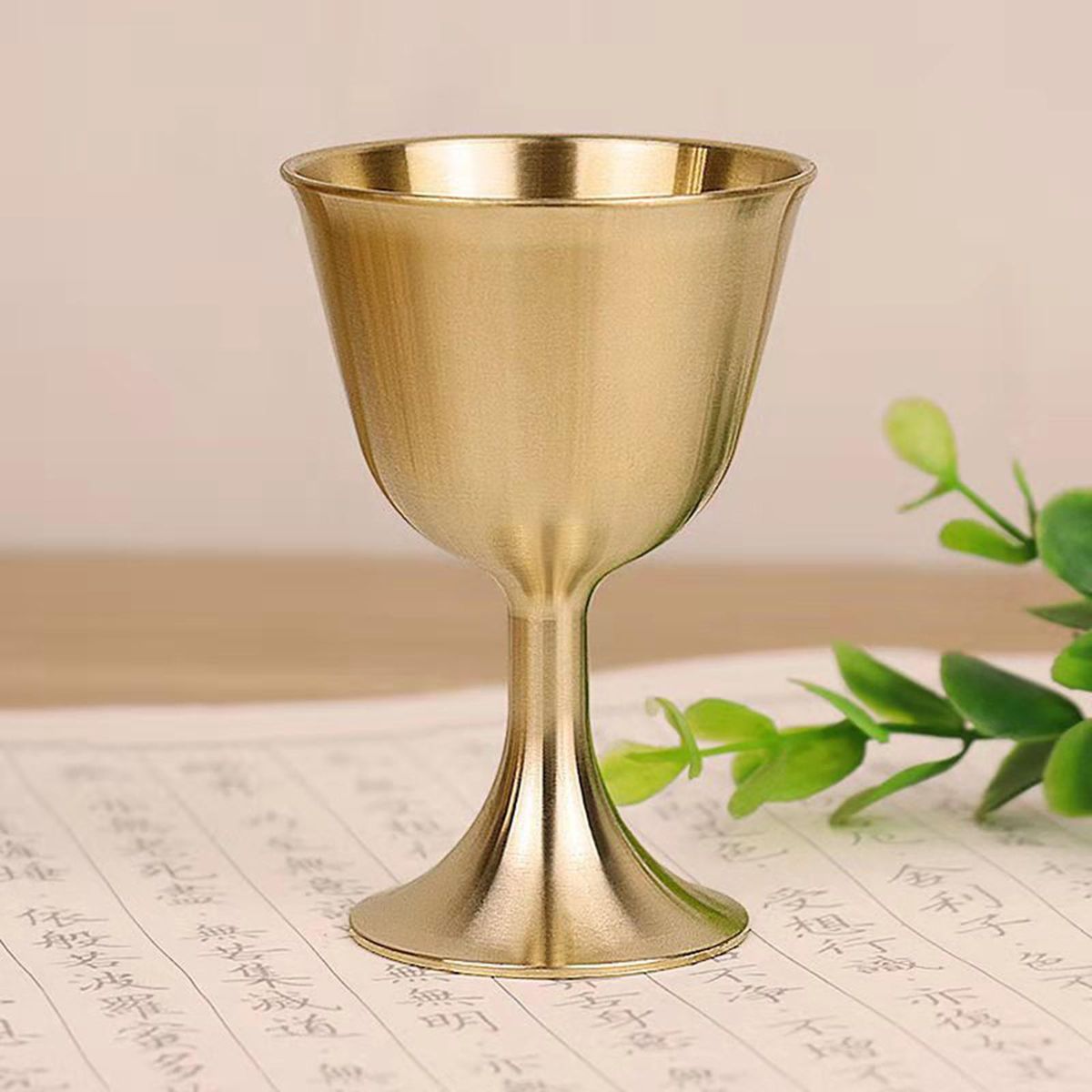 Brass Wine Goblet Glasses Tumbler Cups King Royal Wine Cup For L