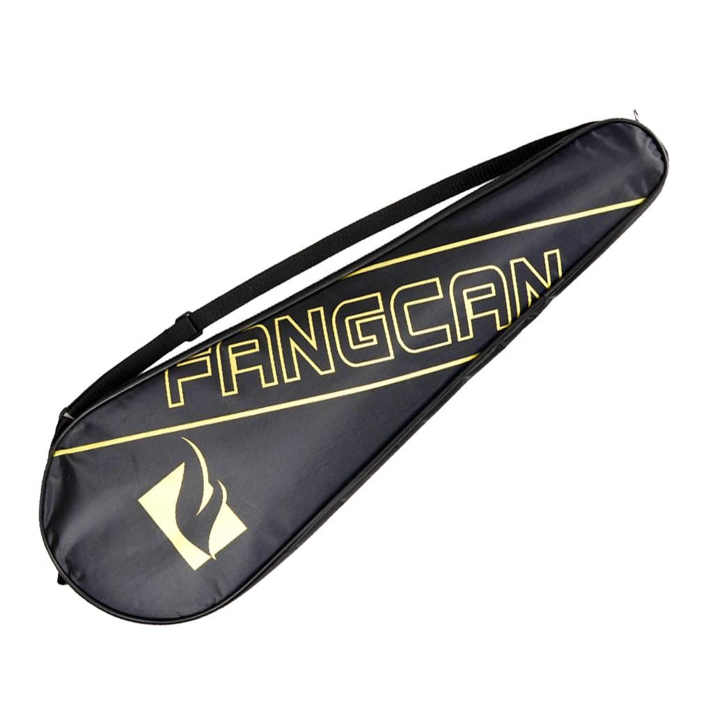 Shoulder Bag For Tennis Racket In Waterproof Fabric With Yellow