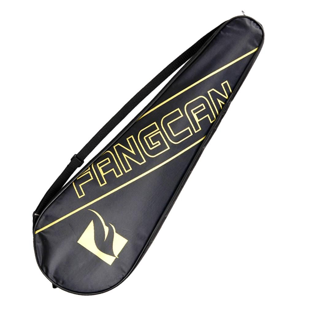 Shoulder Bag For Tennis Racket In Waterproof Fabric With Yellow