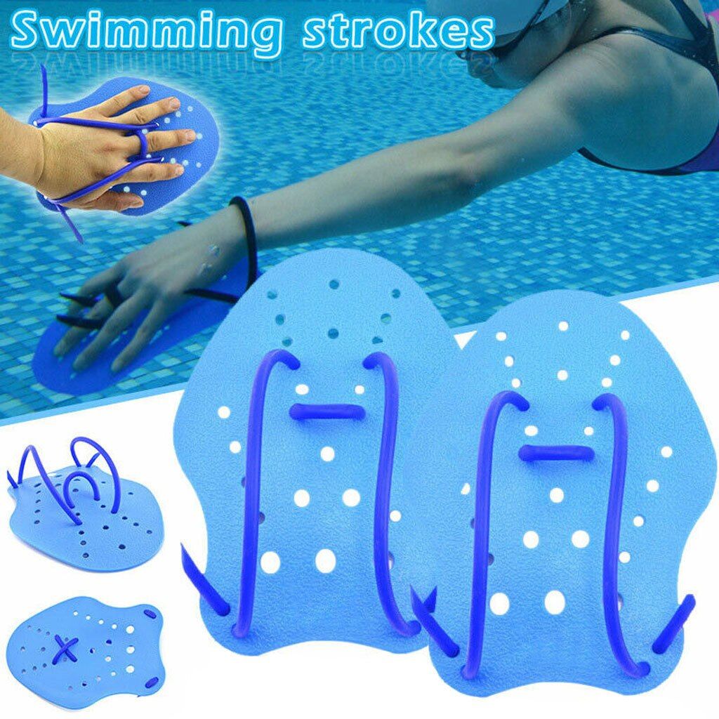 Hot 2pcs Outdoorsport Swimming Stroke Short Palm Hand Water