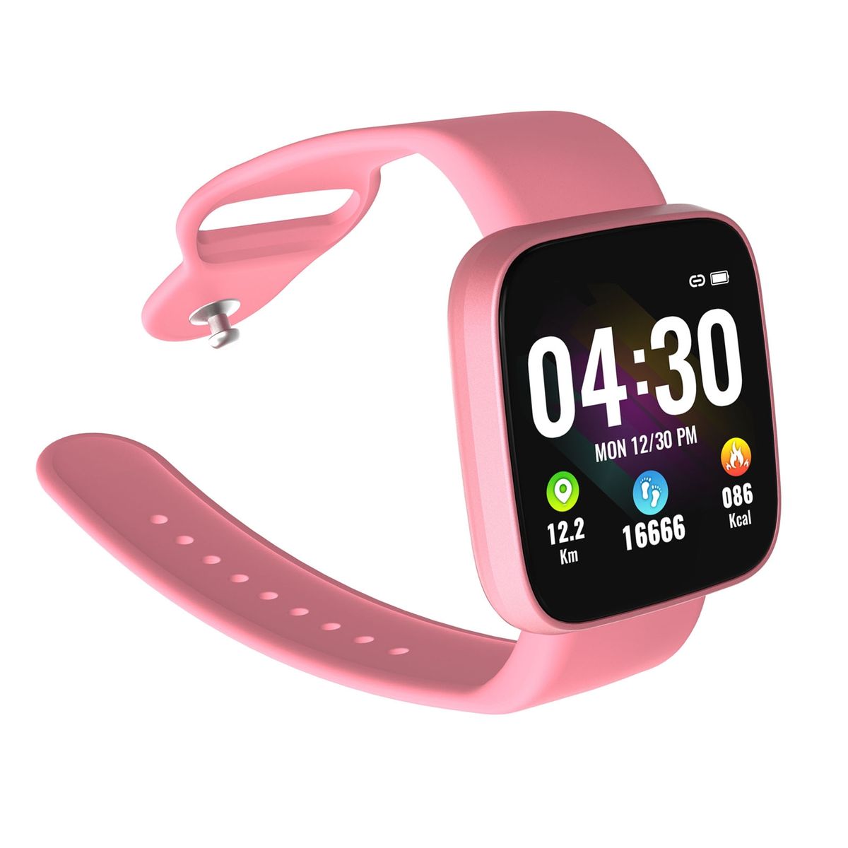 TFT Touch Screen IP67 Waterproof Smart Bracelet, Support Sleep Monitor / Heart Rate Monitor / Blood Pressure Monitor(Pink)
