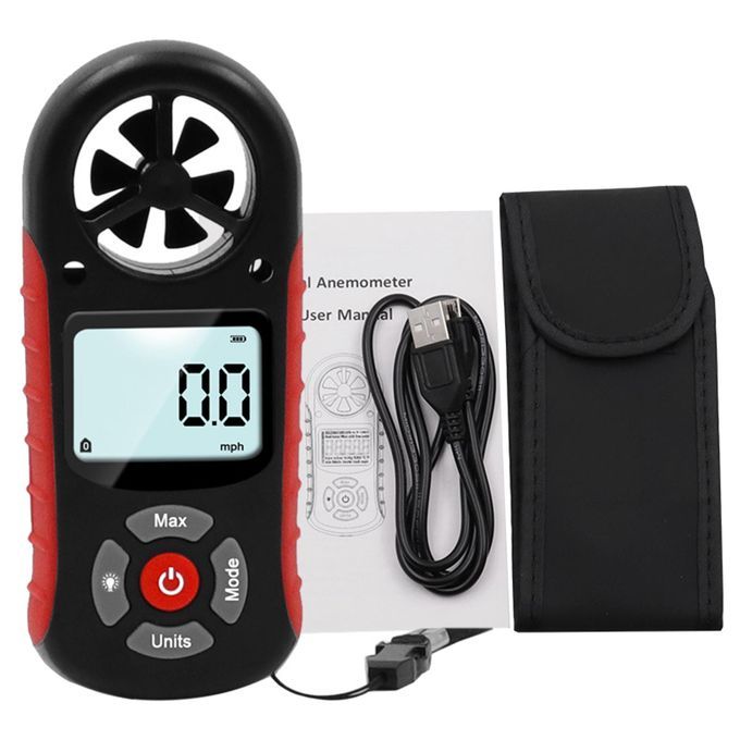 Handheld 8 In 1 Digital Anemometer For Measuring Wind Chill Index