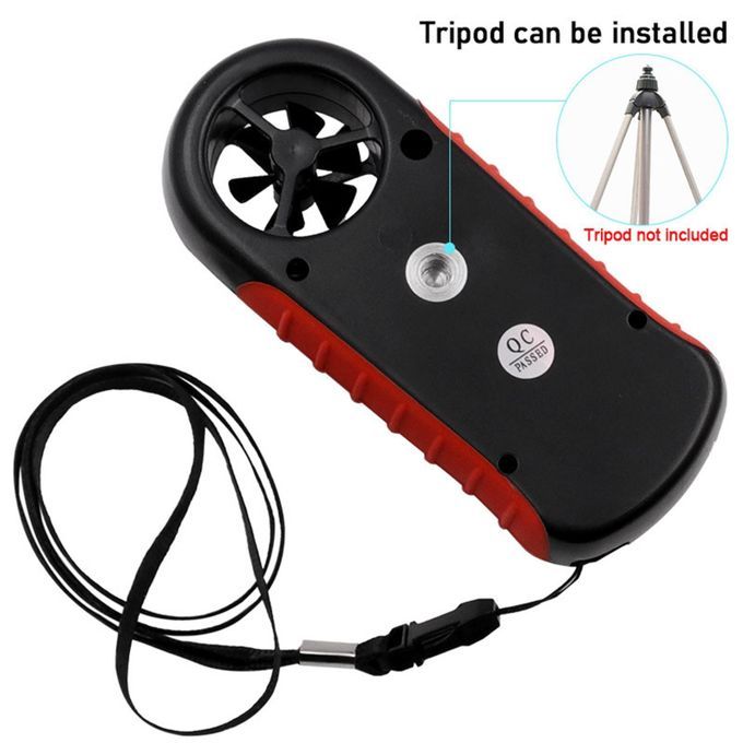 Handheld 8 In 1 Digital Anemometer For Measuring Wind Chill Index
