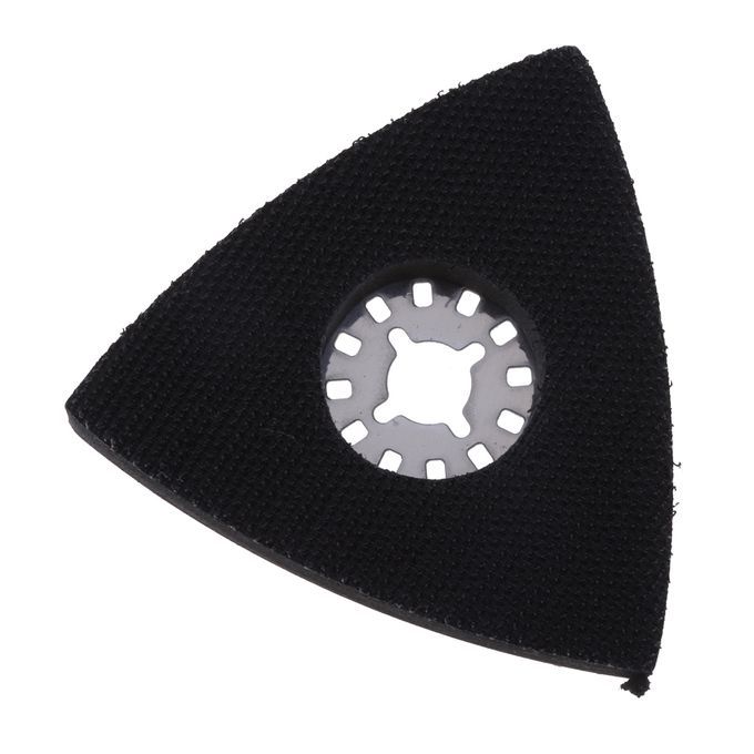2Pcs 80mm Triangular  Sanding Pad Oscillating Multi Tool