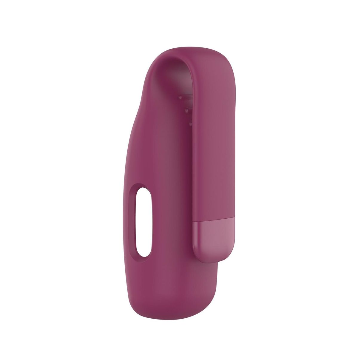 Silicone Steel Clip Protective Shell Case Cover-Wine Red