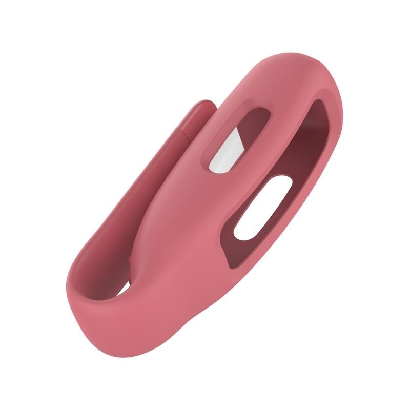 Silicone Steel Clip Protective Shell Case Cover-Wine Red