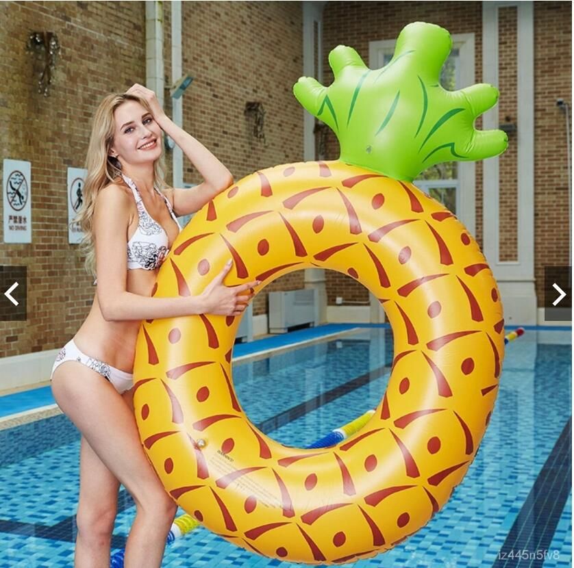 Circle Pineapple Swimming Ring Inflated Size 180cm