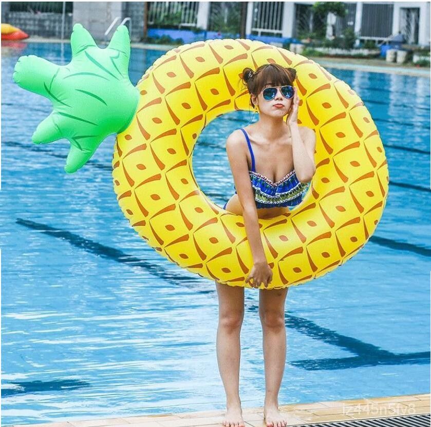 Circle Pineapple Swimming Ring Inflated Size 180cm