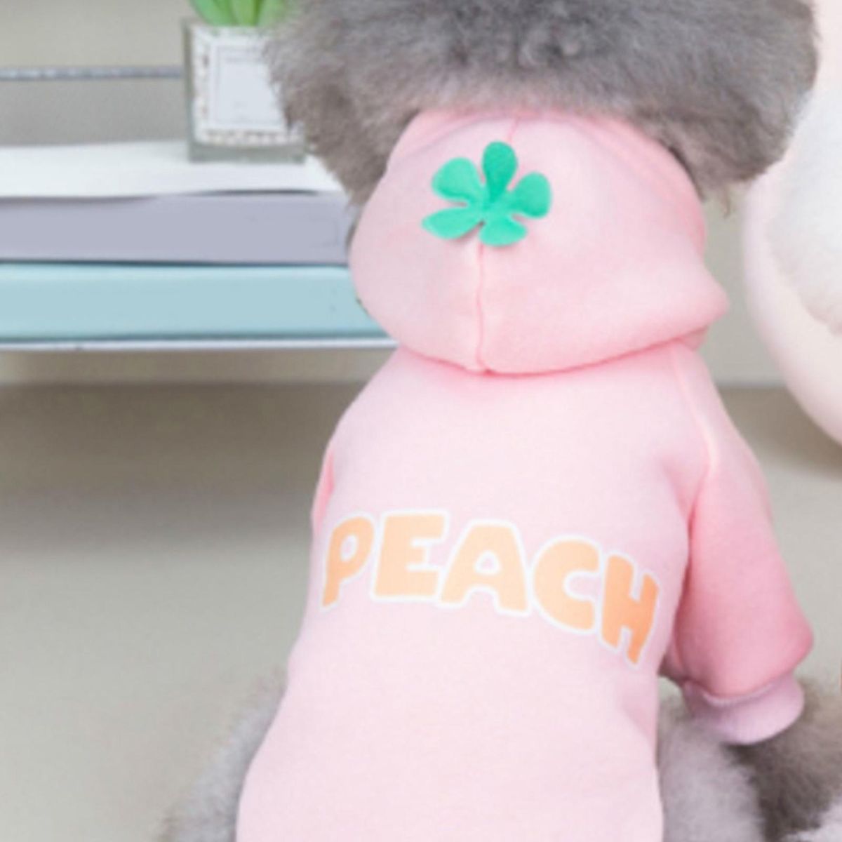 Pet Costume Fruit English Print Pet Vest Pink
