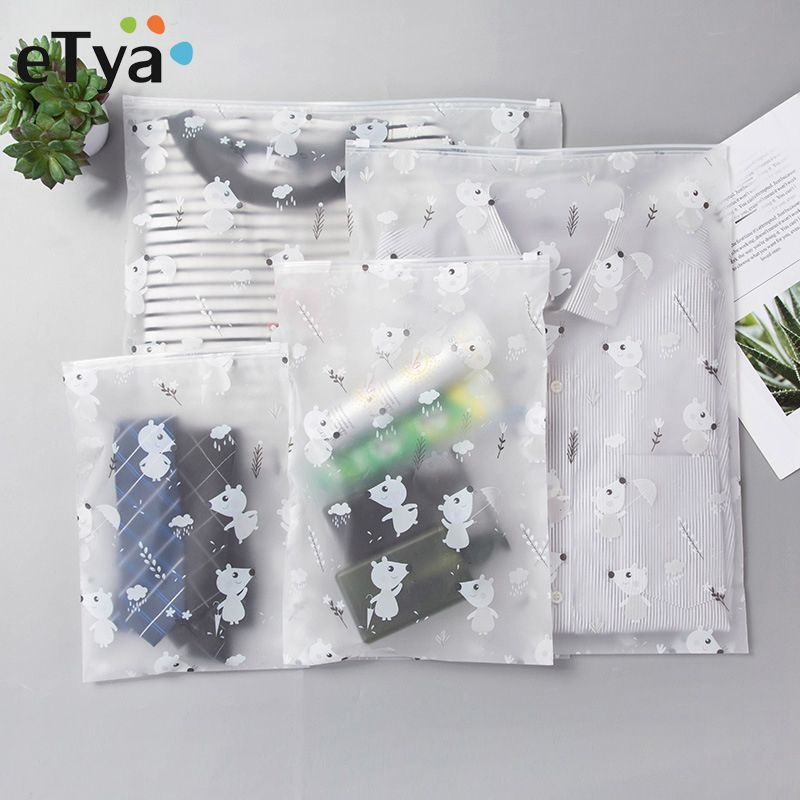 1pc Waterproof Cute Swimming Bags Transparent Clothes Bag