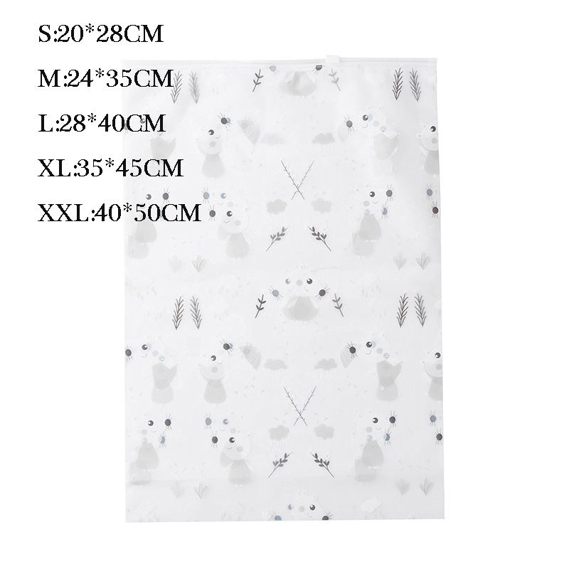 1pc Waterproof Cute Swimming Bags Transparent Clothes Bag