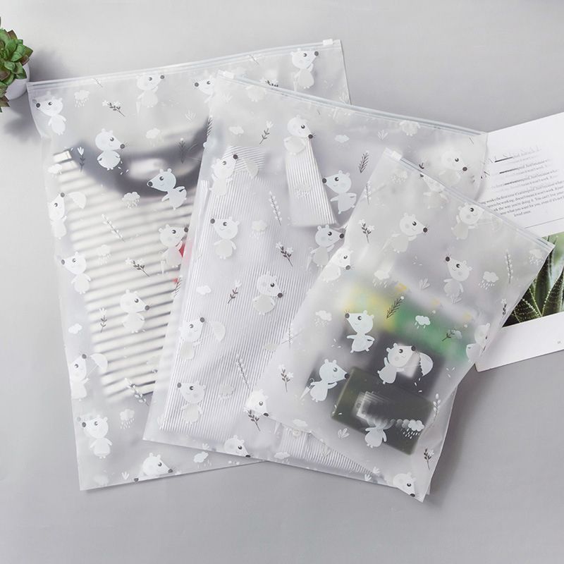 1pc Waterproof Cute Swimming Bags Transparent Clothes Bag