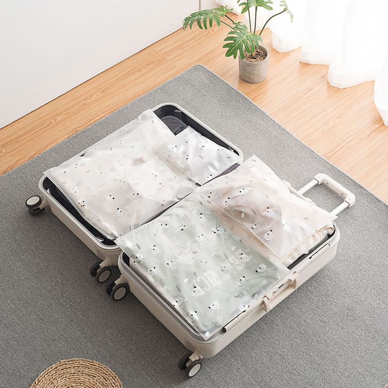 1pc Waterproof Cute Swimming Bags Transparent Clothes Bag