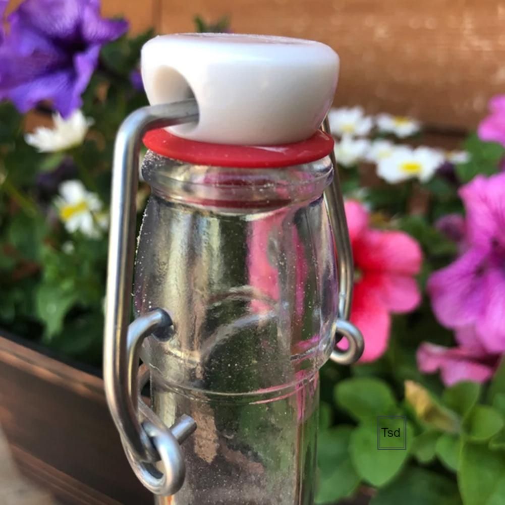 Garden Flower Birds Feeding Bottle Waterproof Birds Food
