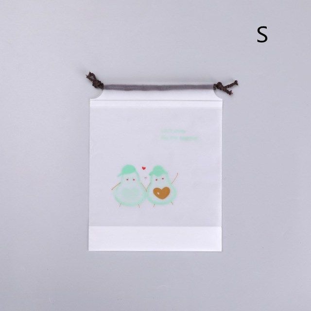 Cute Drawstring Swimming Storage Bags Matte Frosted Travel