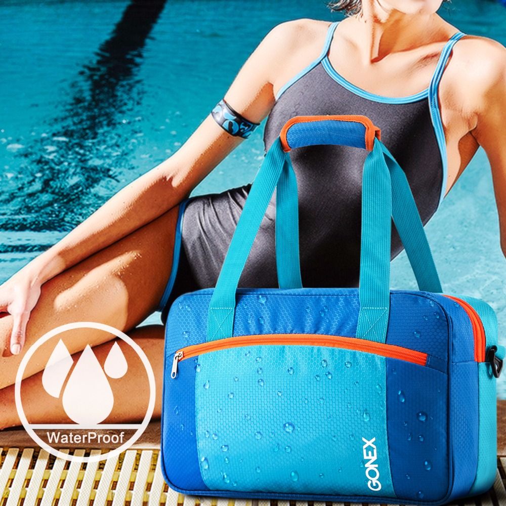 Gonex Ins Style Waterproof Swimming Bag Beach Pool Combo